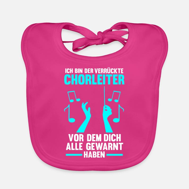 Chorleiter Beruf Chorsänger Geschenk Baby Bio-Lätzchen