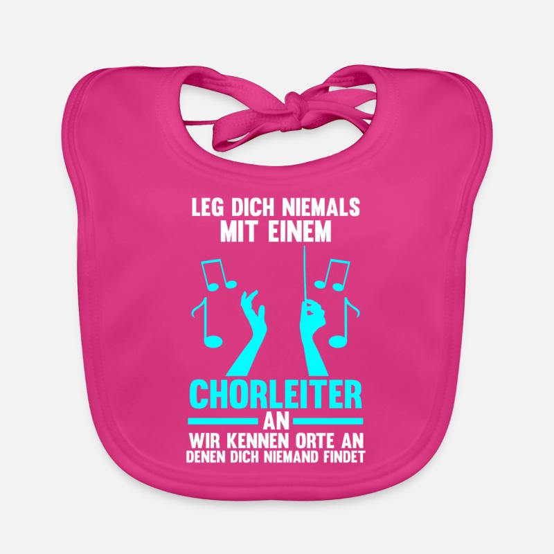 Chorleiter Beruf Chorleitung Geschenk Baby Bio-Lätzchen