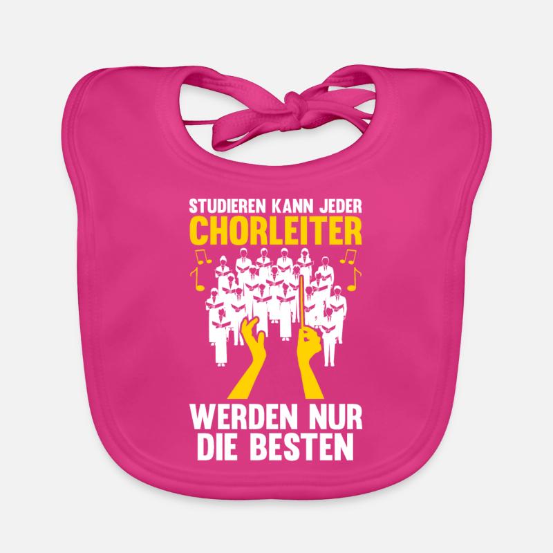 Chorleiter Beruf Chor Geschenk Baby Bio-Lätzchen
