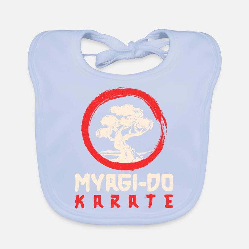 Karate Black Belt Gi Uniform Baby Bio-Lätzchen