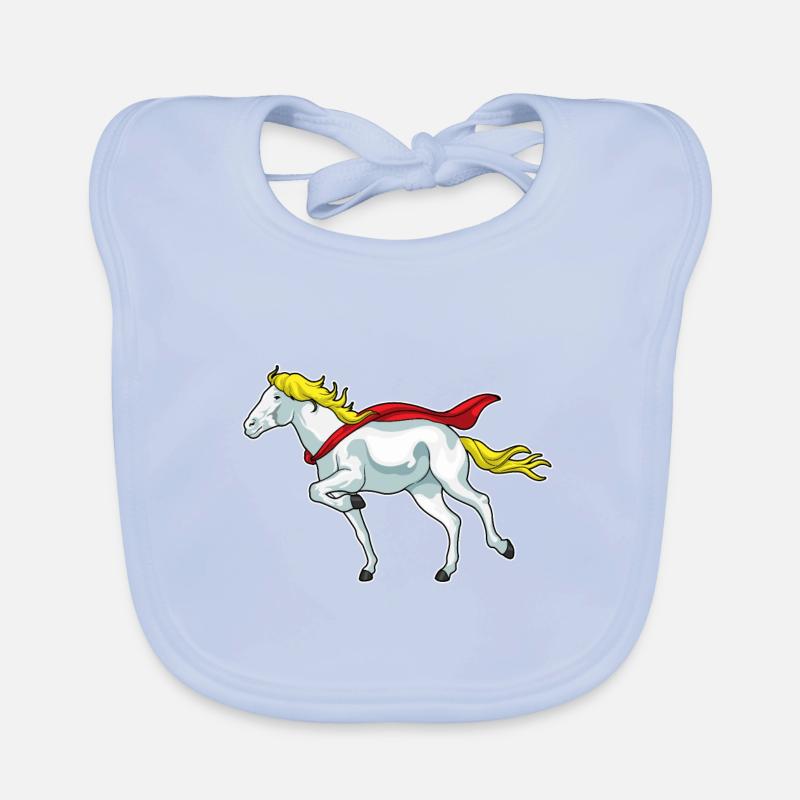 Cap de cheval Bavoir bio Bébé
