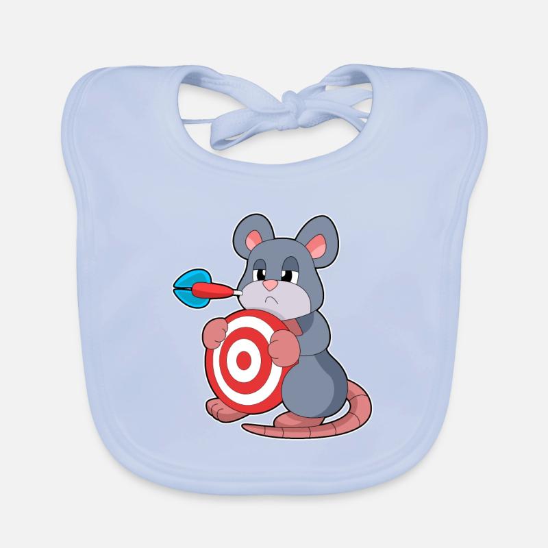 Jeu de fléchettes Mouse Dart Bavoir bio Bébé