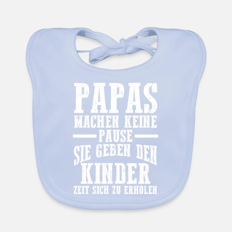 Papa Kinder Vater Geschenk Baby Bio-Lätzchen