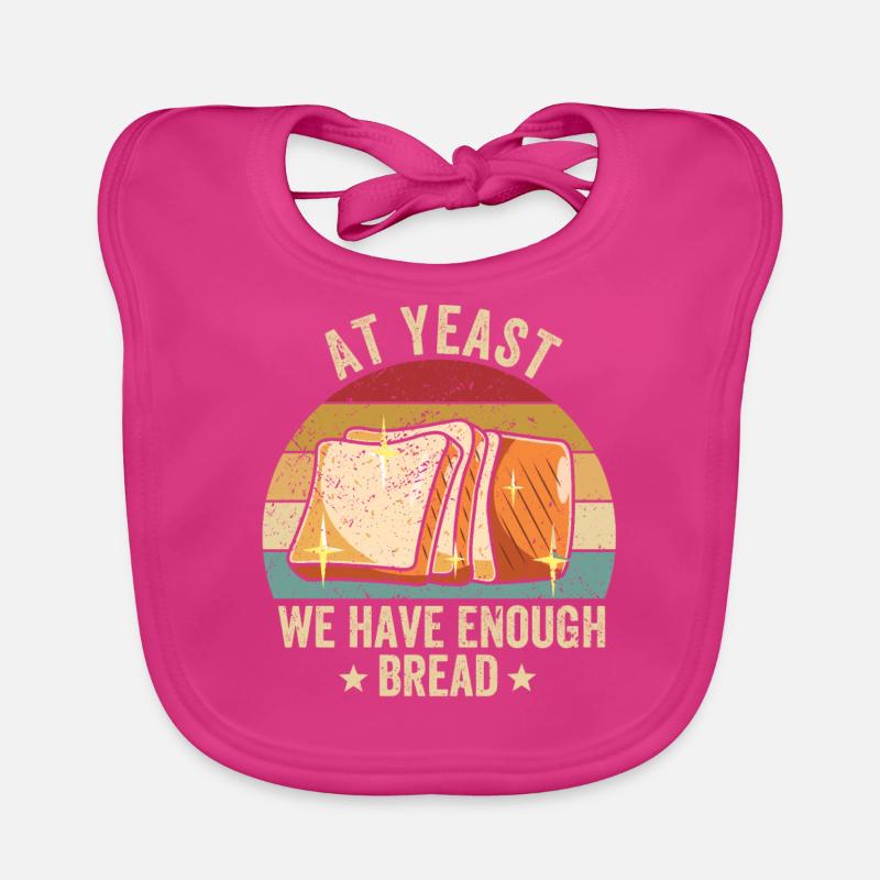 Funny bread baker Organic Baby Bibs