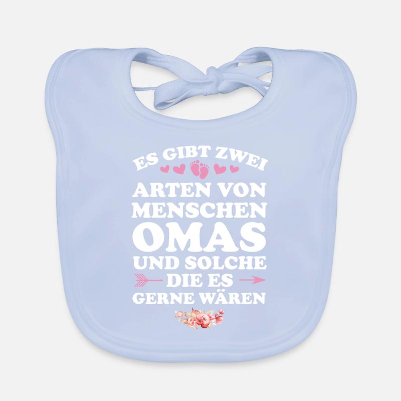 Oma Großmutter Großeltern Geschenk Baby Bio-Lätzchen
