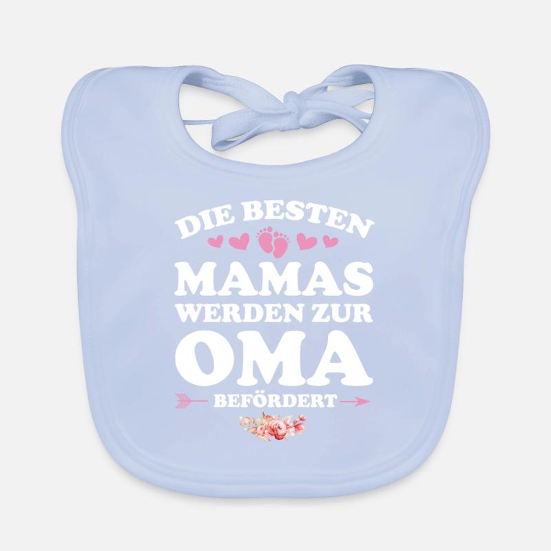 Mama Oma Großmutter Geschenk Baby Bio-Lätzchen