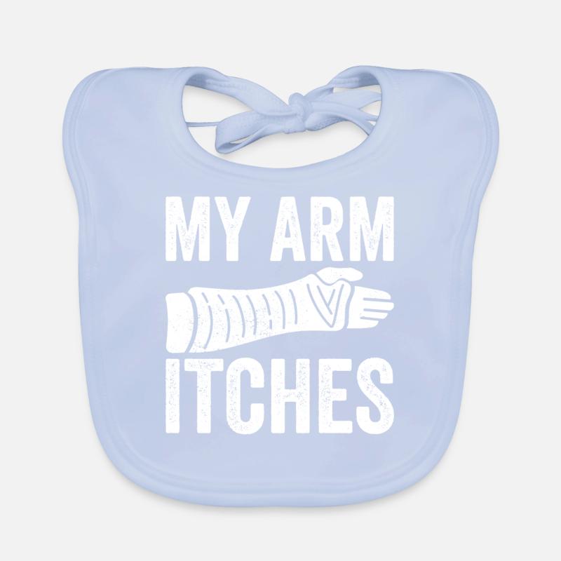 Gebrochener Arm Baby Bio-Lätzchen