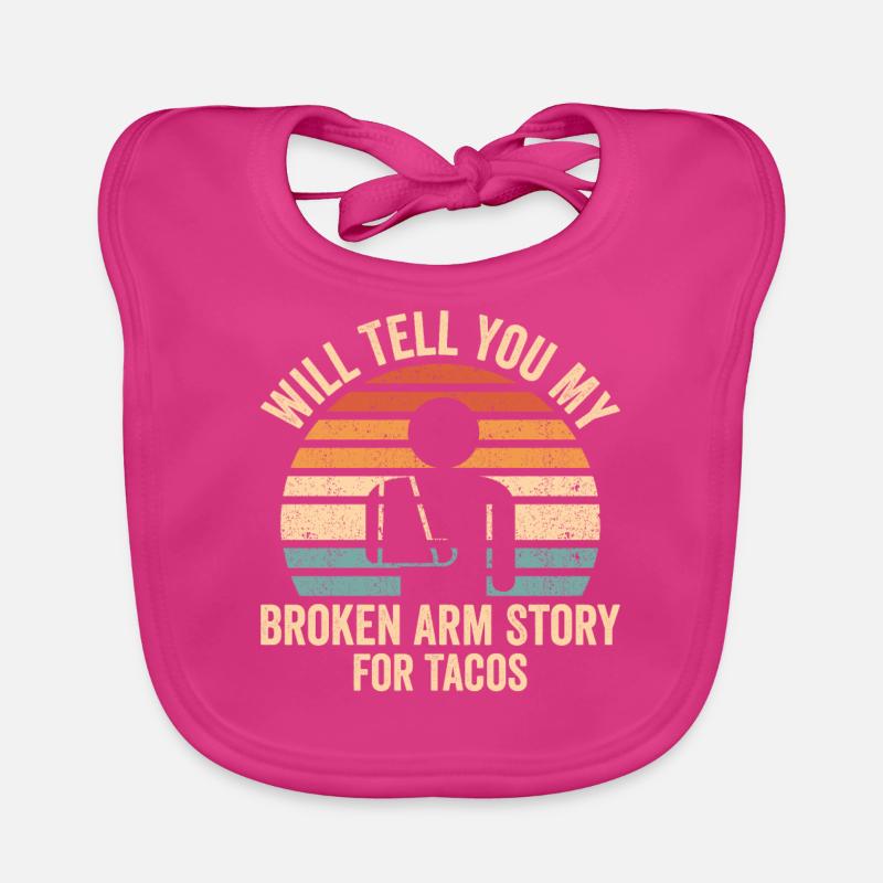 Broken arm Organic Baby Bibs