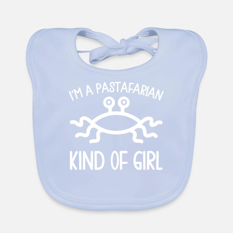 Flying Spaghetti Monster FSM Organic Baby Bibs