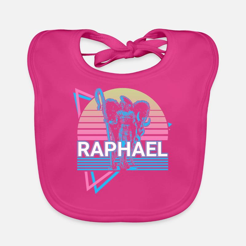 Raphaël Archange Rétro Bavoir bio Bébé