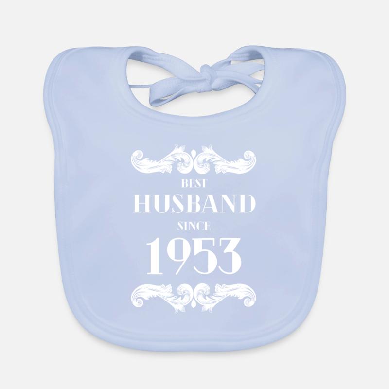 Bester Ehemann seit 1953 Hochzeitstag Baby Bio-Lätzchen