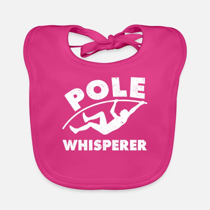 Funny Pole Vault Pole Vault Pole Vault Organic Baby Bibs