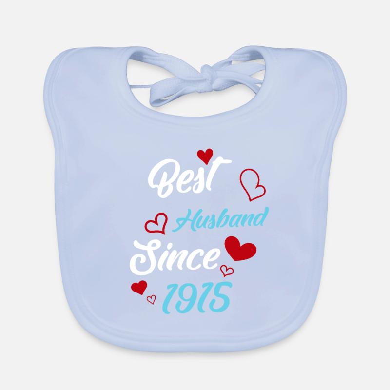 Bester Ehemann seit 1915 Hochzeit Baby Bio-Lätzchen