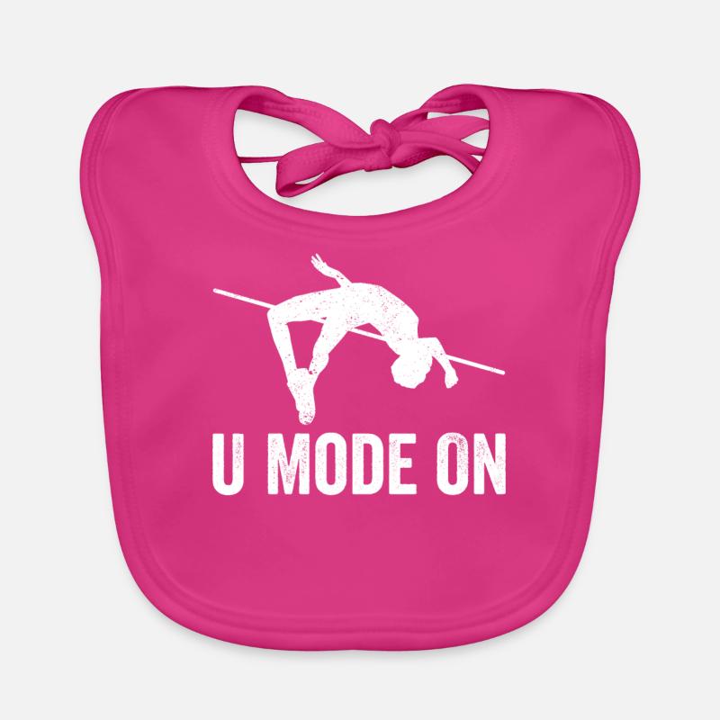Fun Pole Vault Pole Vault Pole Vault Organic Baby Bibs