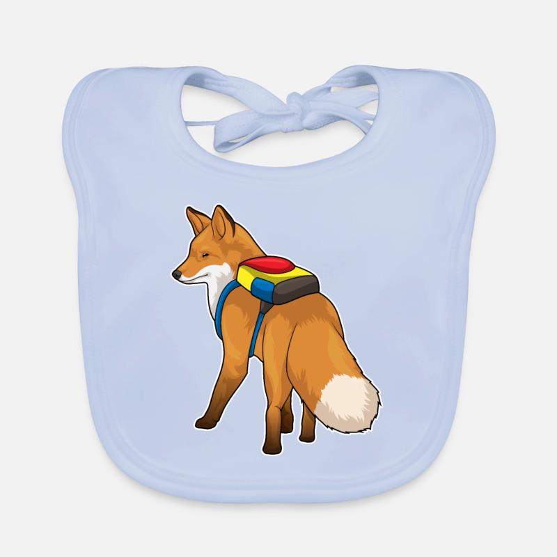 Fuchs Backpack Organic Baby Bibs