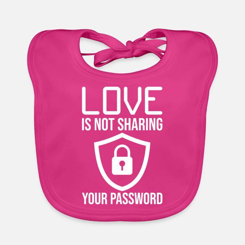 Cybersécurité Sécurité informatique Cybersécurité - Bavoir bio Bébé - fuchsia