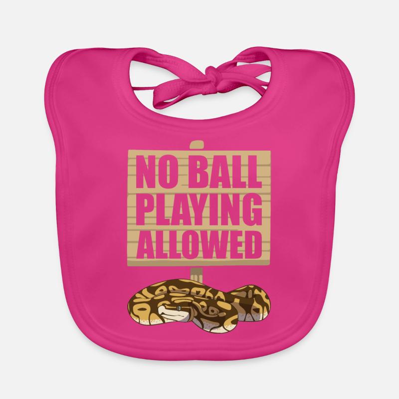 Drôle de boule Python Serpent Bavoir bio Bébé