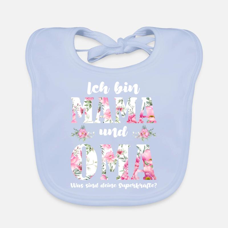 Mama Oma Mutter Geschenk Baby Bio-Lätzchen