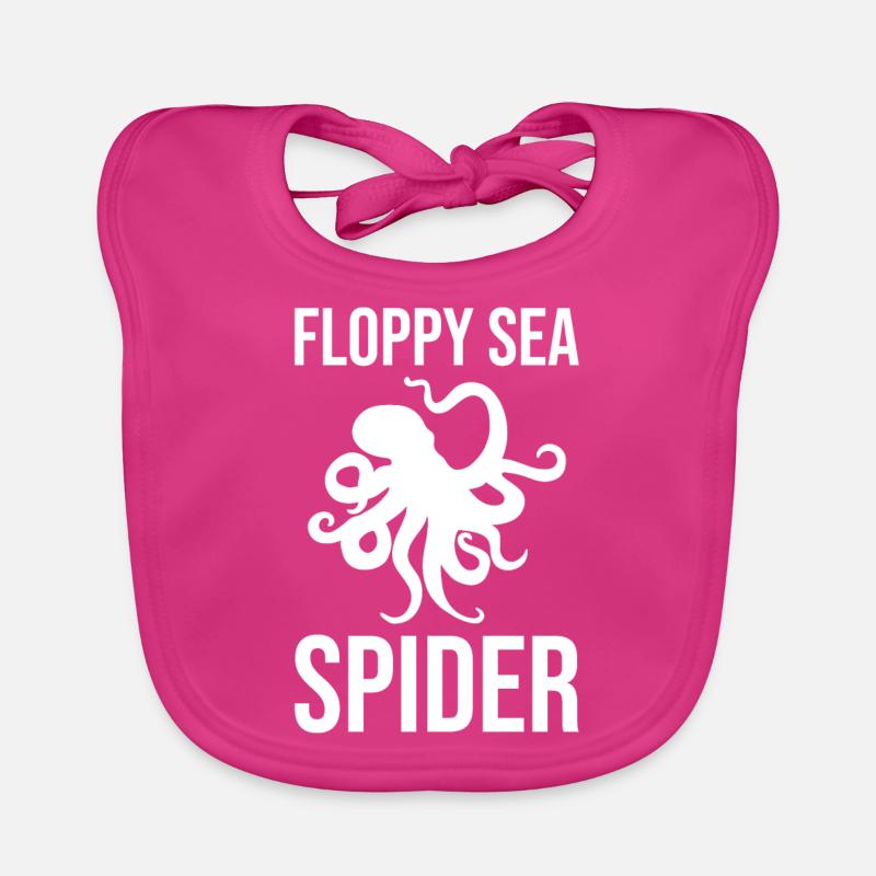 Drôle d’araignée de mer Octopus Floppy Bavoir bio Bébé