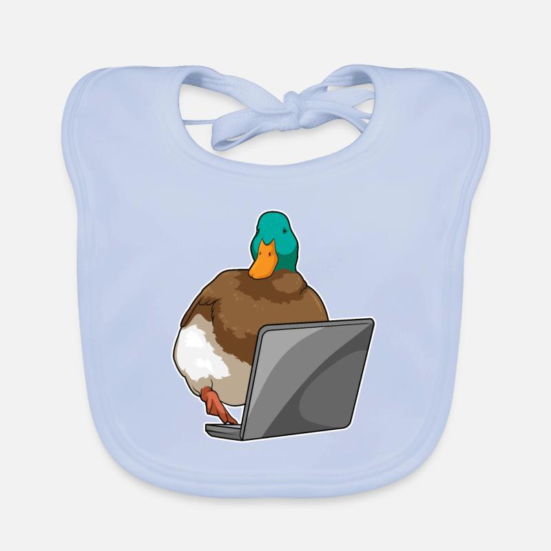 Ordinateur portable Duck Bavoir bio Bébé