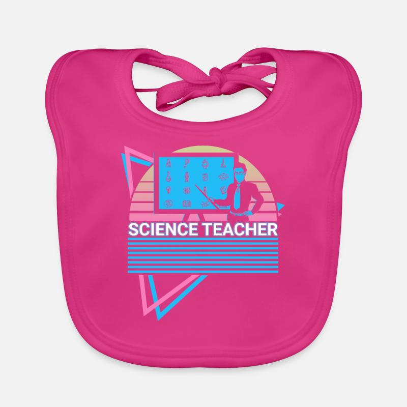 Professeur de sciences Rétro Bavoir bio Bébé