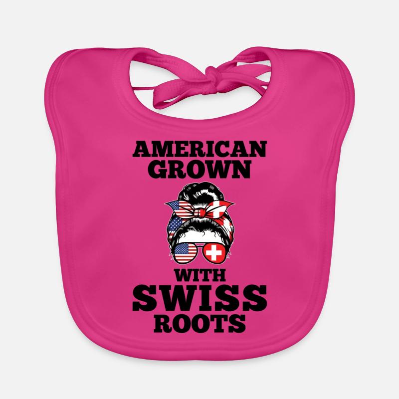 Schweizer Schweizer Schweiz Geschenk Baby Bio-Lätzchen
