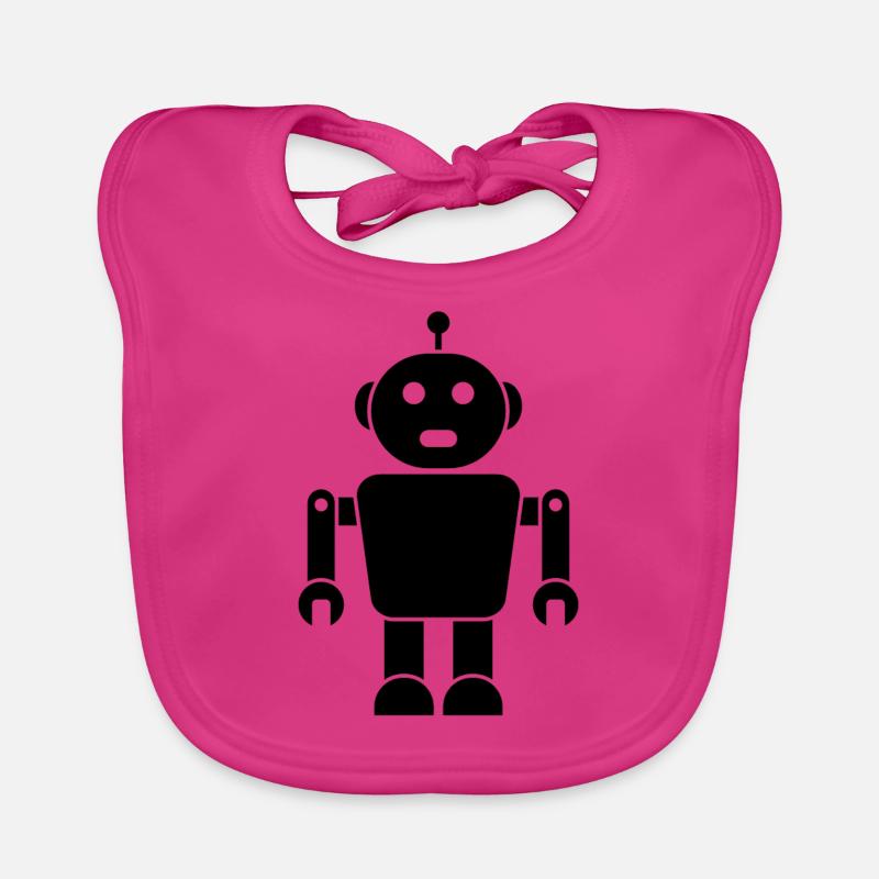 Robot Robot Organic Baby Bibs