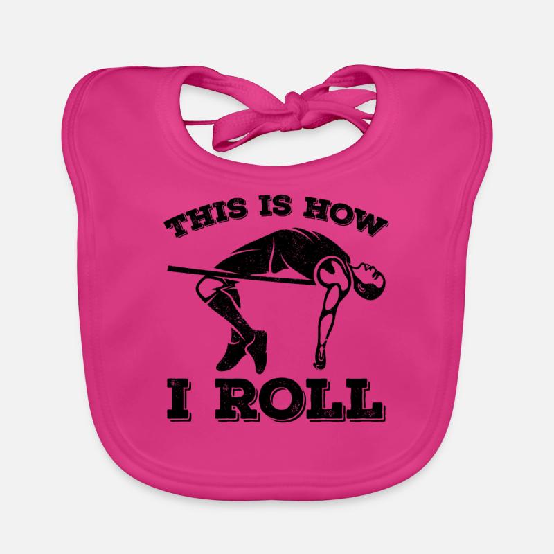 Fun Pole Vault Pole Vault Pole Vault Organic Baby Bibs