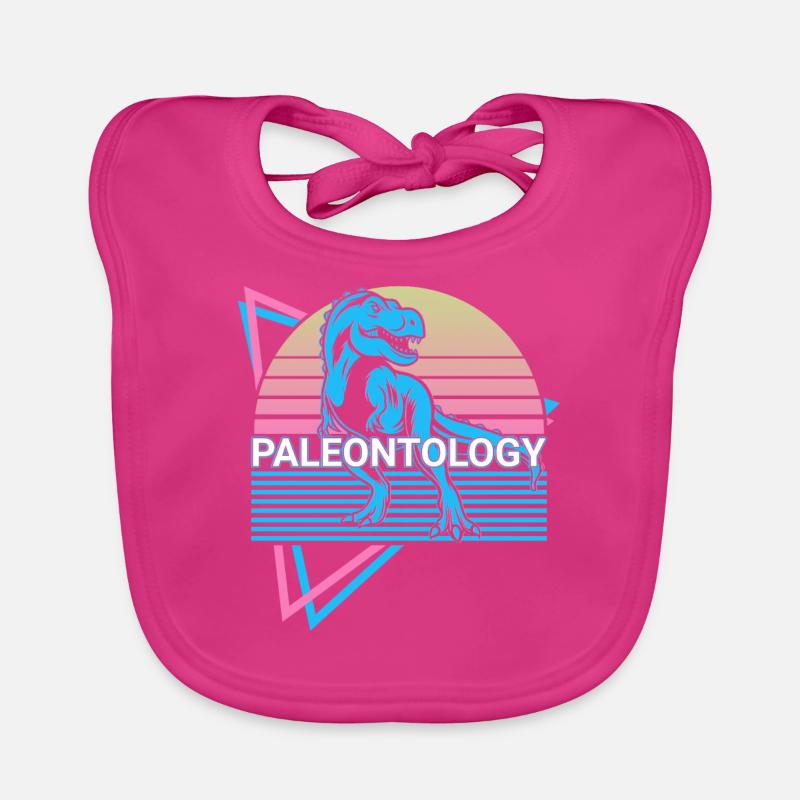 Paleontology Retro-Paleontologist Organic Baby Bibs