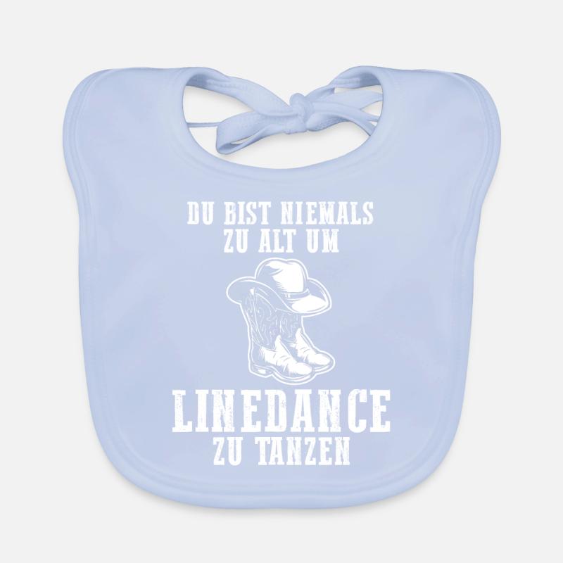 Linedance Western Linedance Tänzer Geschenk Baby Bio-Lätzchen