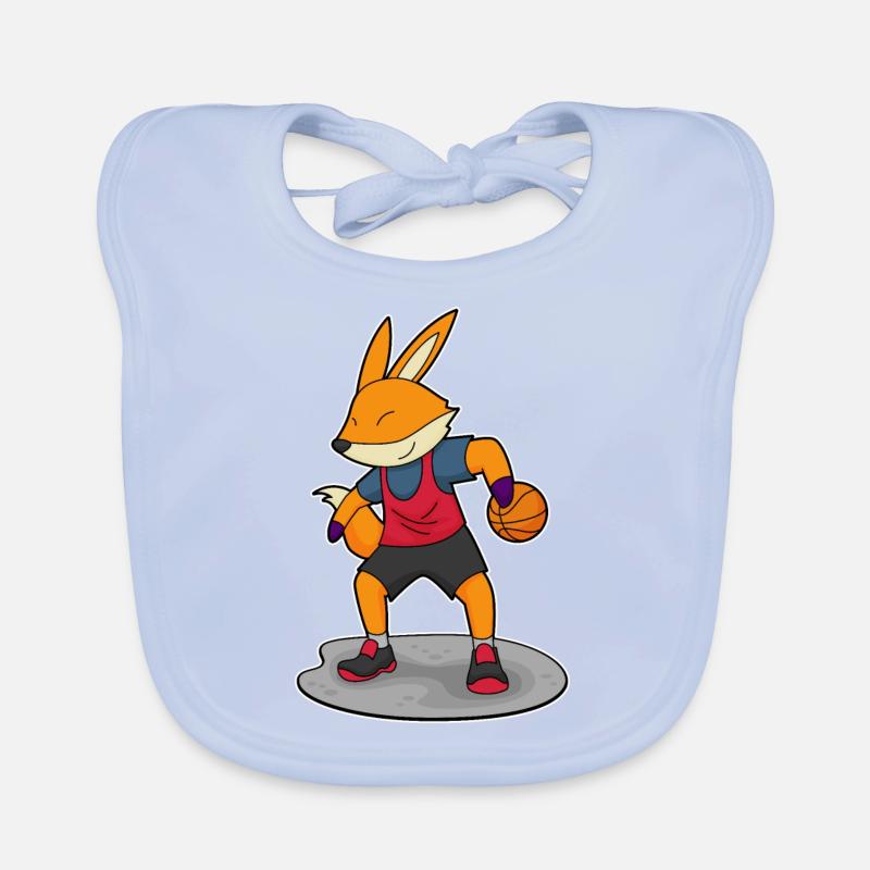 Fuchs Basketteur Basketteur Bavoir bio Bébé