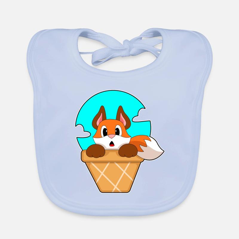 Cône de glace Fuchs Bavoir bio Bébé