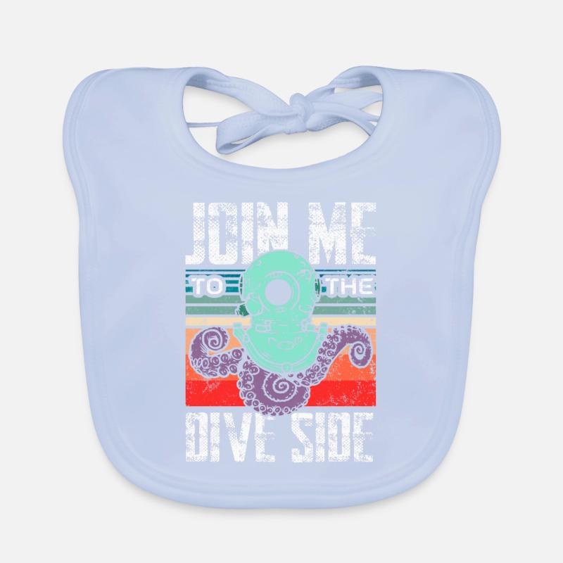 Join the dive side Organic Baby Bibs