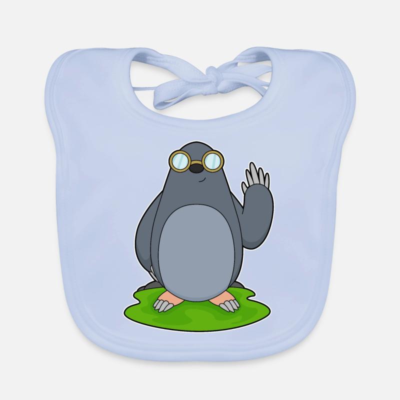 Mole glasses Organic Baby Bibs