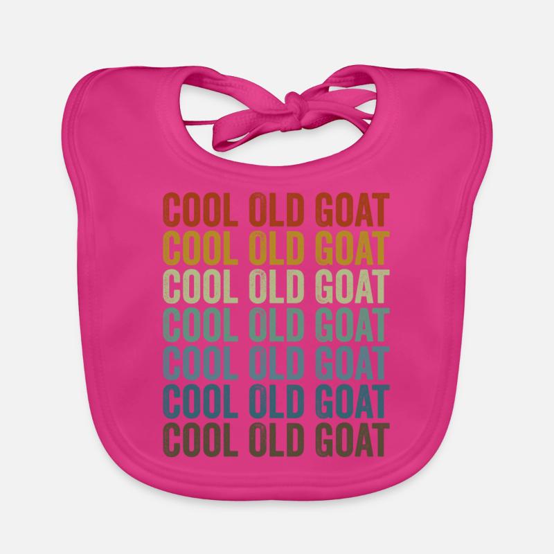 Cool Old Goat Funny Goat Organic Baby Bibs