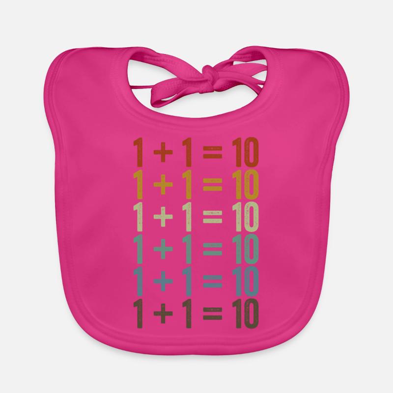 1 + 1 = 10 Software-Entwickler Programmierung Baby Bio-Lätzchen