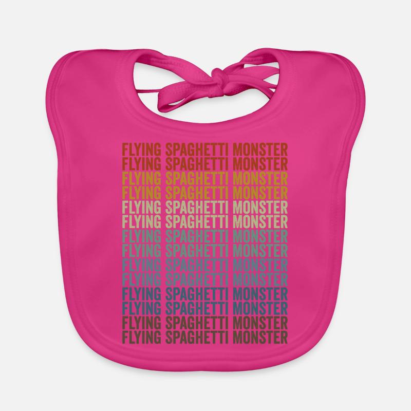 Fliegendes Spaghettimonster Fliegendes Spaghettimo Baby Bio-Lätzchen
