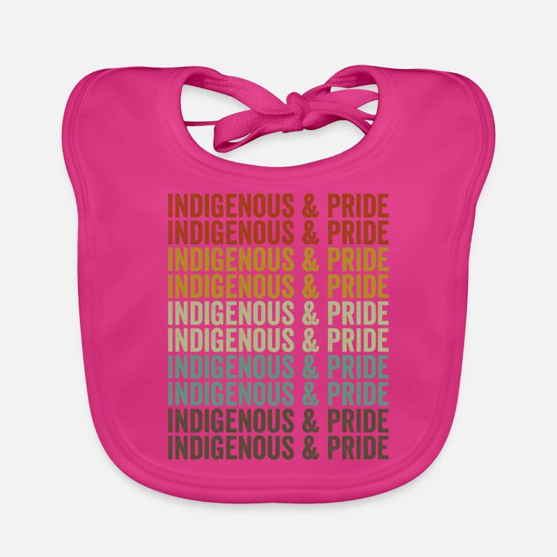 Native Americans and proud Native Americans Organic Baby Bibs