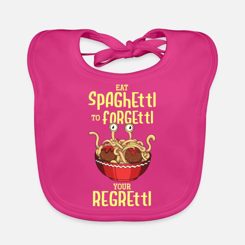 Le monstre spaghetti volant Bavoir bio Bébé