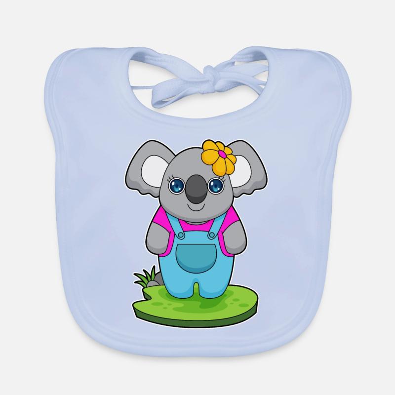 Fleur de Koala Bavoir bio Bébé