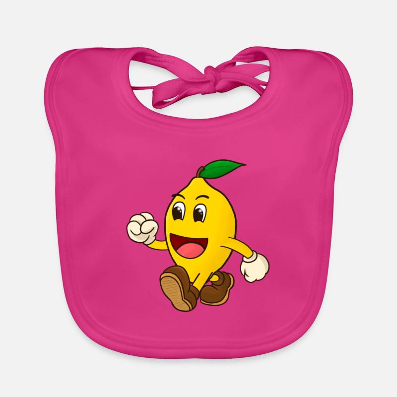 Marche citron Bavoir bio Bébé