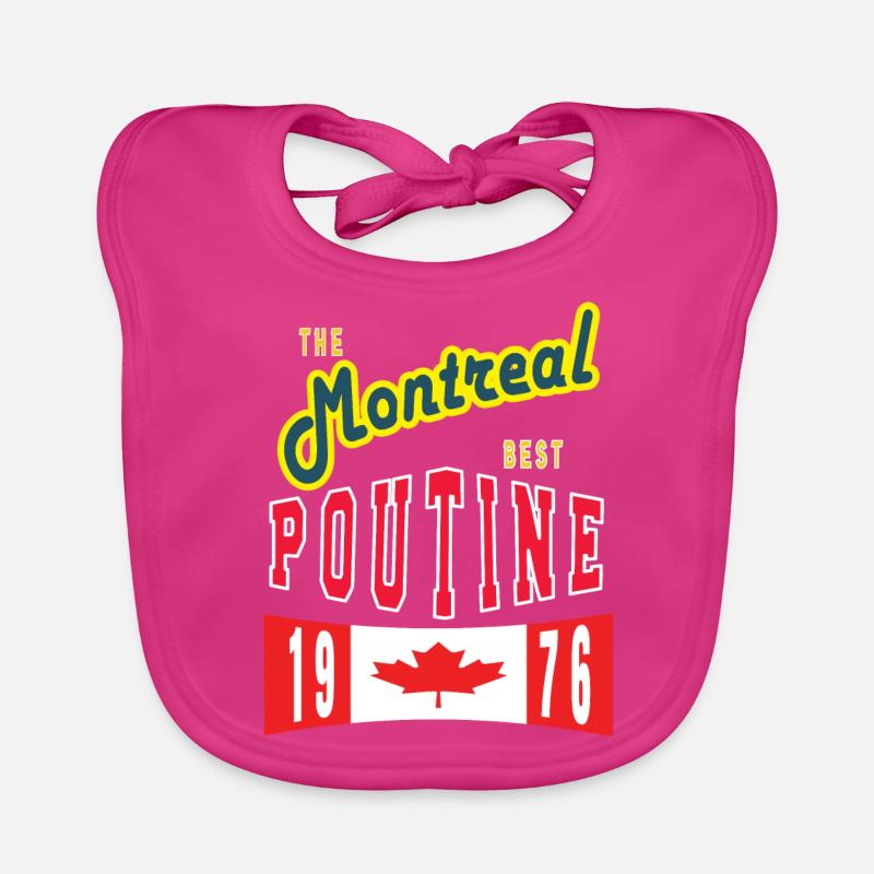 POUTINE Bavoir bio Bébé