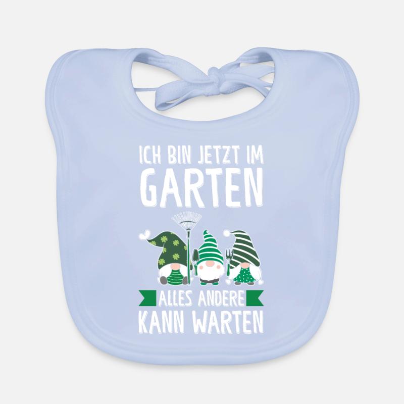 Garten-arbeit Gnome Gartenarbeit Geschenk Baby Bio-Lätzchen
