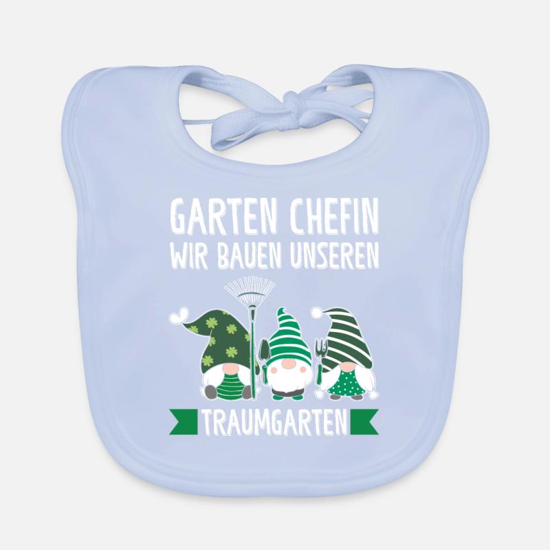 Garten-arbeit Gnome Gärtnerei Geschenk Baby Bio-Lätzchen