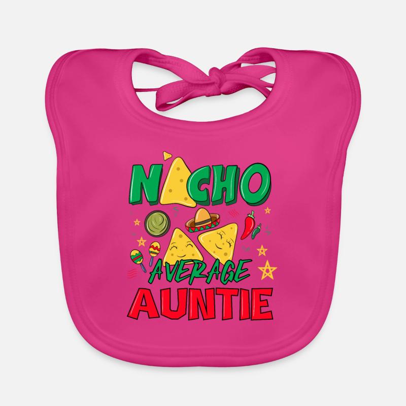 NACHO AVERAGE AUNTIE 2 Baby Bio-Lätzchen