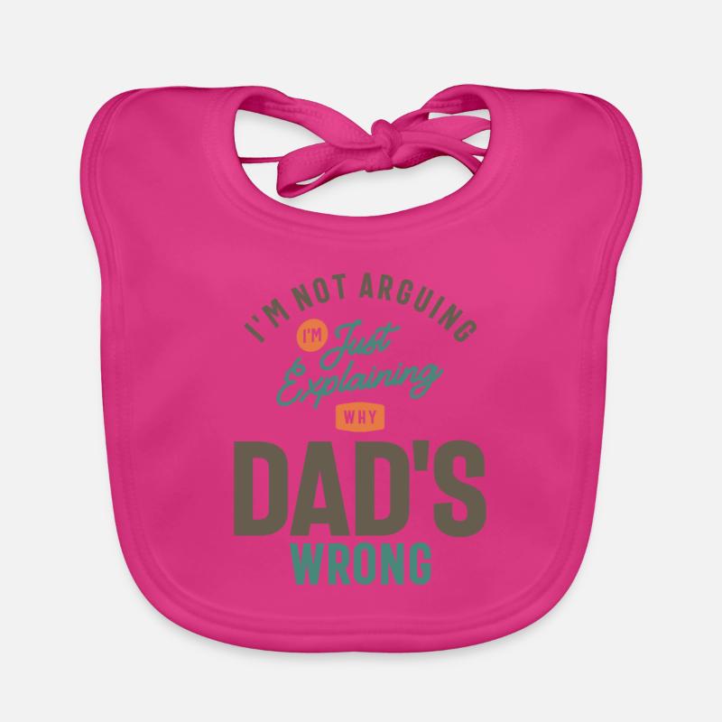 Explaining Dad's Wrong - The Grandpa's Insight Organic Baby Bibs