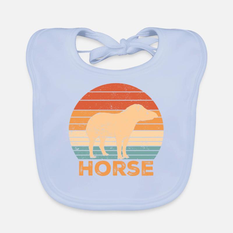 Ex Mormon Tapir Horse LDS Retro Exmo Organic Baby Bibs