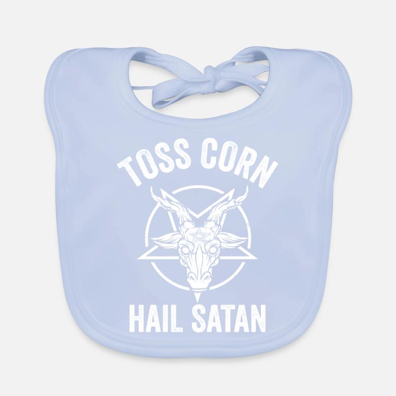 Funny Cornhole Corn Hole Organic Baby Bibs