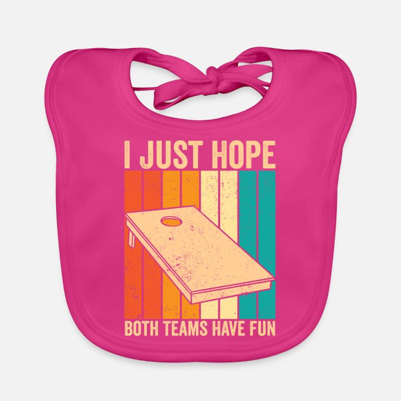 Cornhole Corn Hole Retro Bavoir bio Bébé