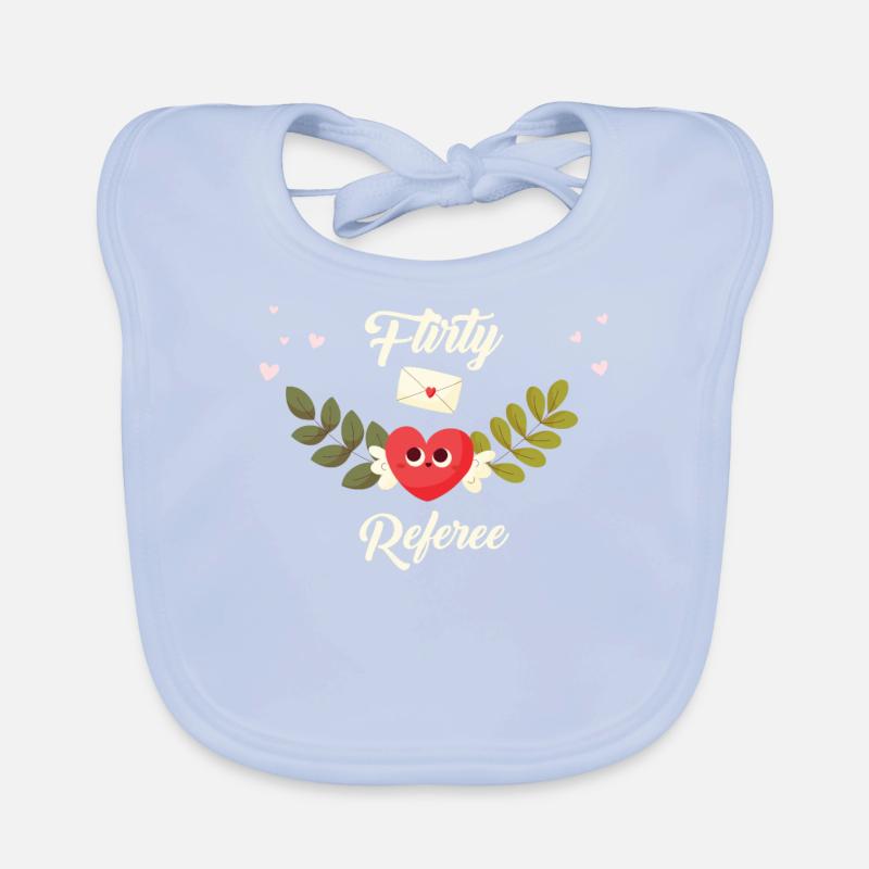 Flirty Referee Organic Baby Bibs